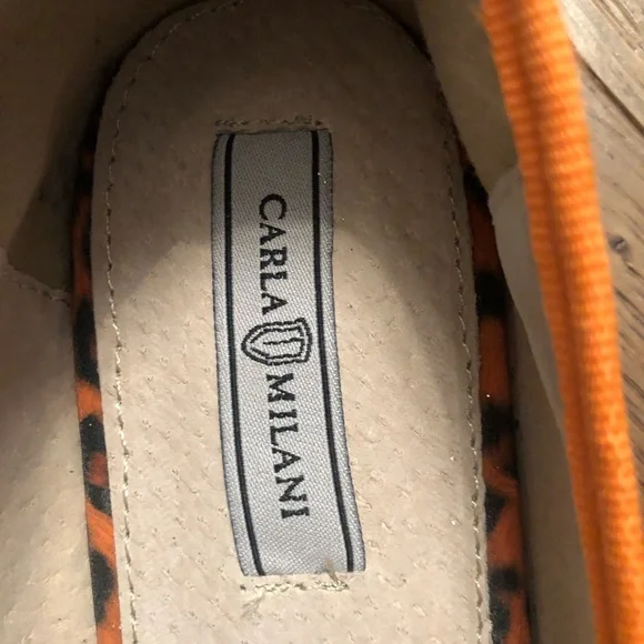 Carla Milani Women's Ivanka Shoe - Orange - Picture 6 of 6